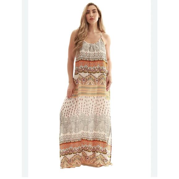 Riviera Sun Dresses & Skirts - Riviera Sun Women's Maxi Dress Spaghetti Strap Sundress Summer Boho Beach NWT 2X